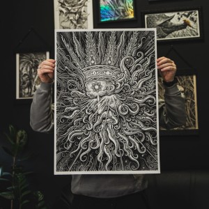 "THE CREATOR" 70x50cm