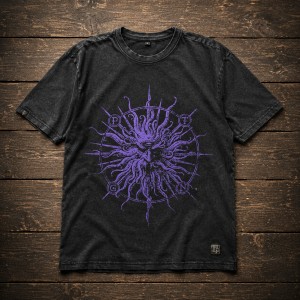 THE SUN violet - Heavy Oversize Tee